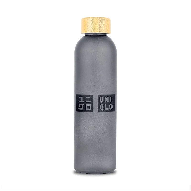 Beverly Glass Water Bottle 24 oz, custom glassware with logo imprint 5