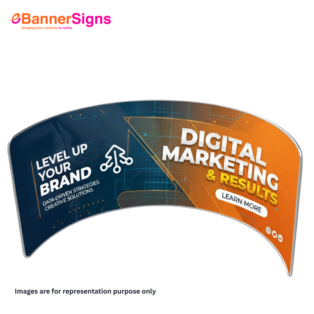10 FT Exhibit Backdrop H2 (Graphics + Hardware) 2