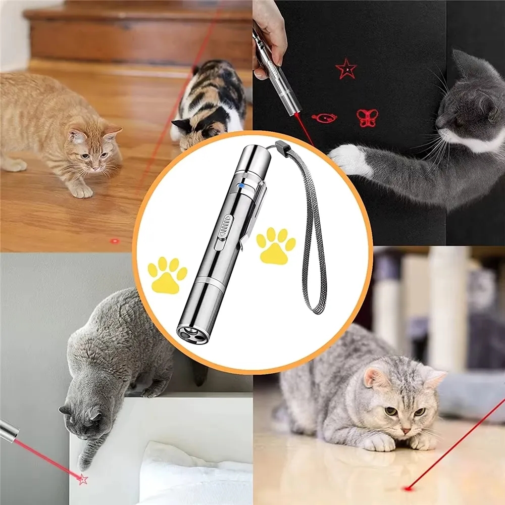 Rechargeable Cat Interactive Laser Toy 4