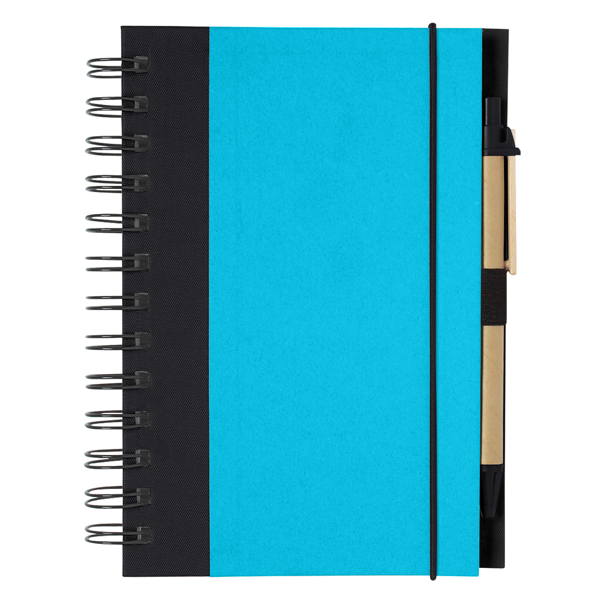 ECO-INSPIRED SPIRAL NOTEBOOK & PEN 8