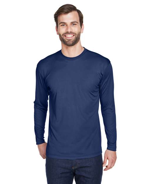 Men's Cool & Dry Sport Long Sleeve Performance Interlock T-Shirt - 8422 27