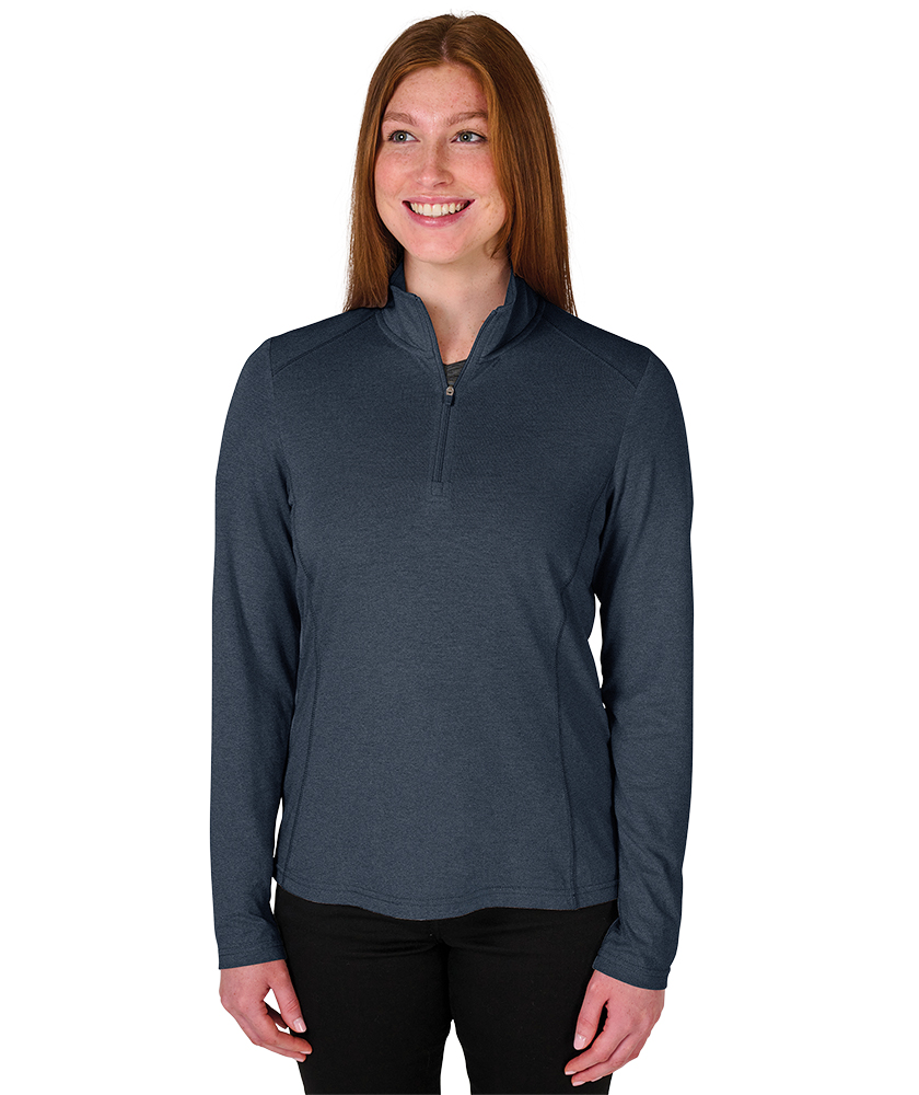 Women's Vista Tri-Blend Quarter Zip 1