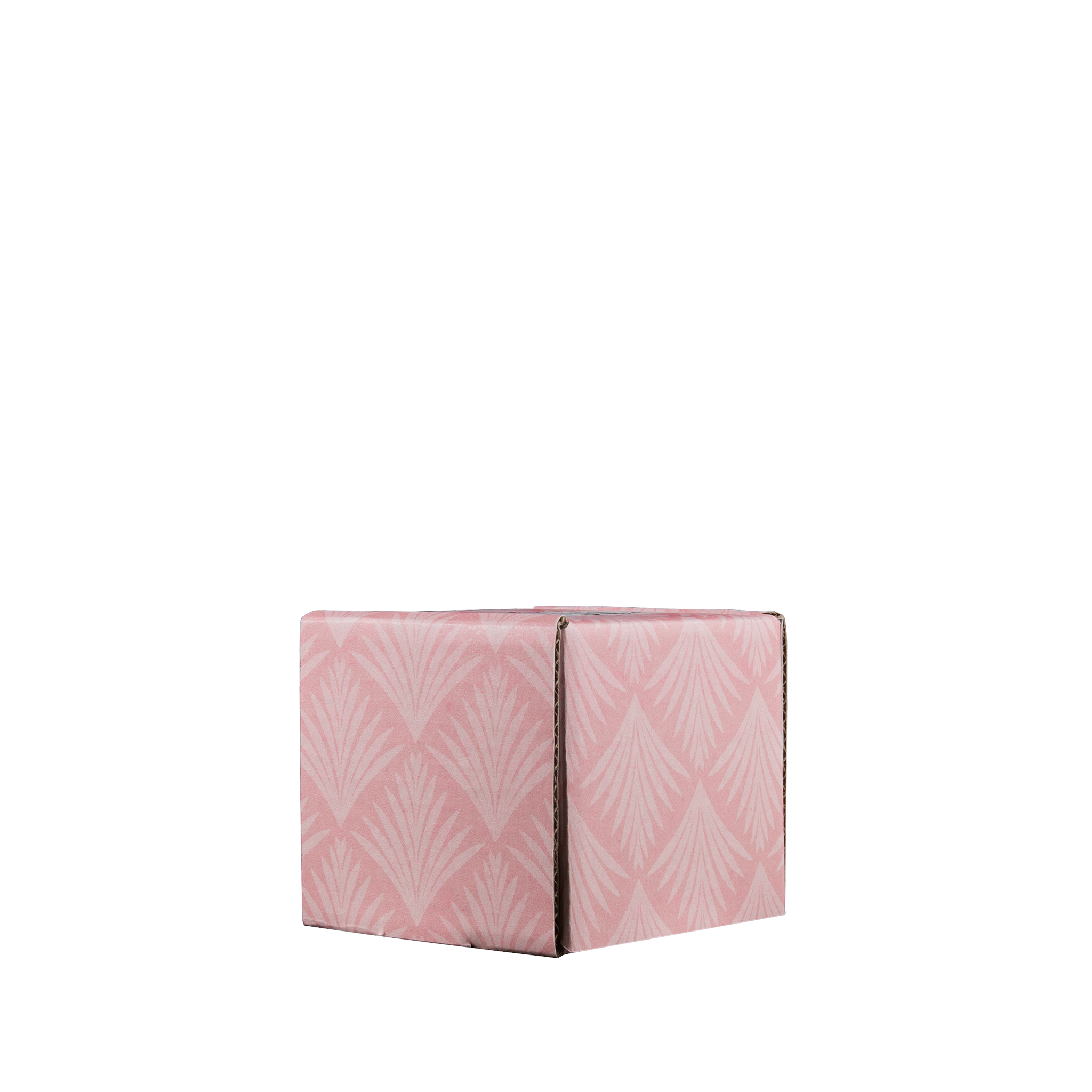 Mailing Box, B-Flute4" x 4" x 4" - White - B - 064 sq in 3