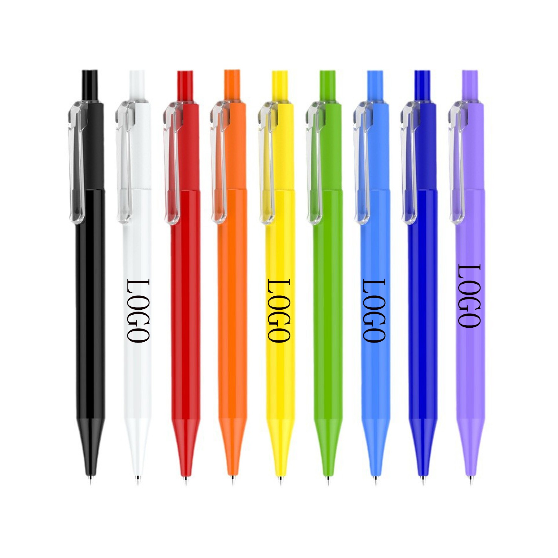 Simple Styled Ballpoint Pen With Click Mechanism