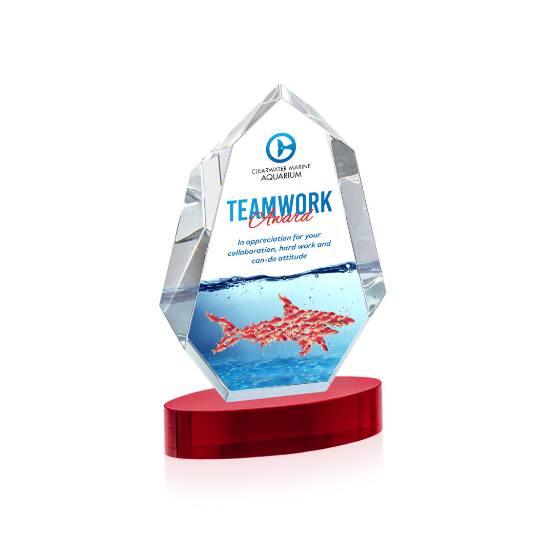 Norwood VividPrint™ Award on Alberton Base - Red 5