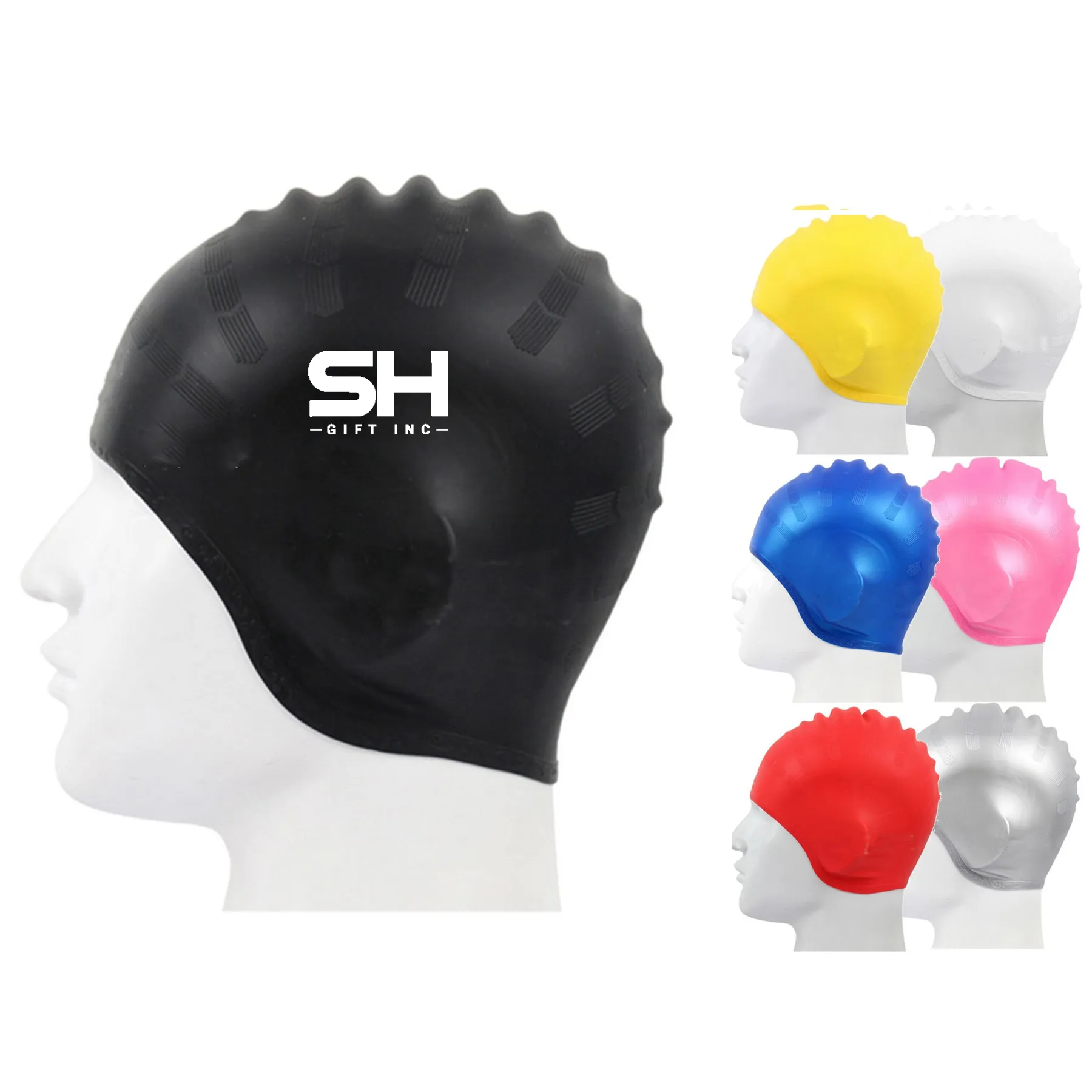 Silicone Non-Slip Swim Cap 6