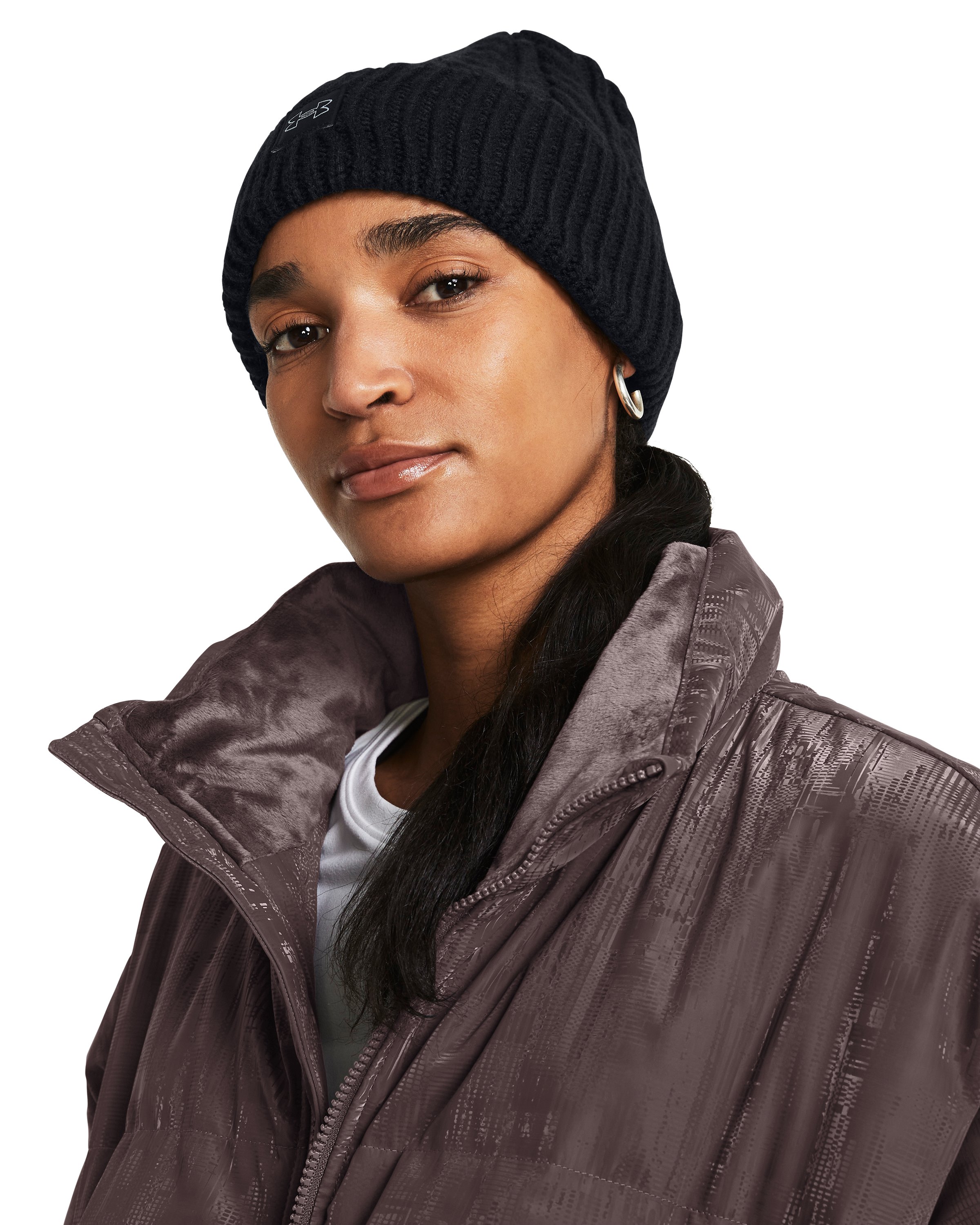 UA Halftime Cable Knit Women's Beanie 5