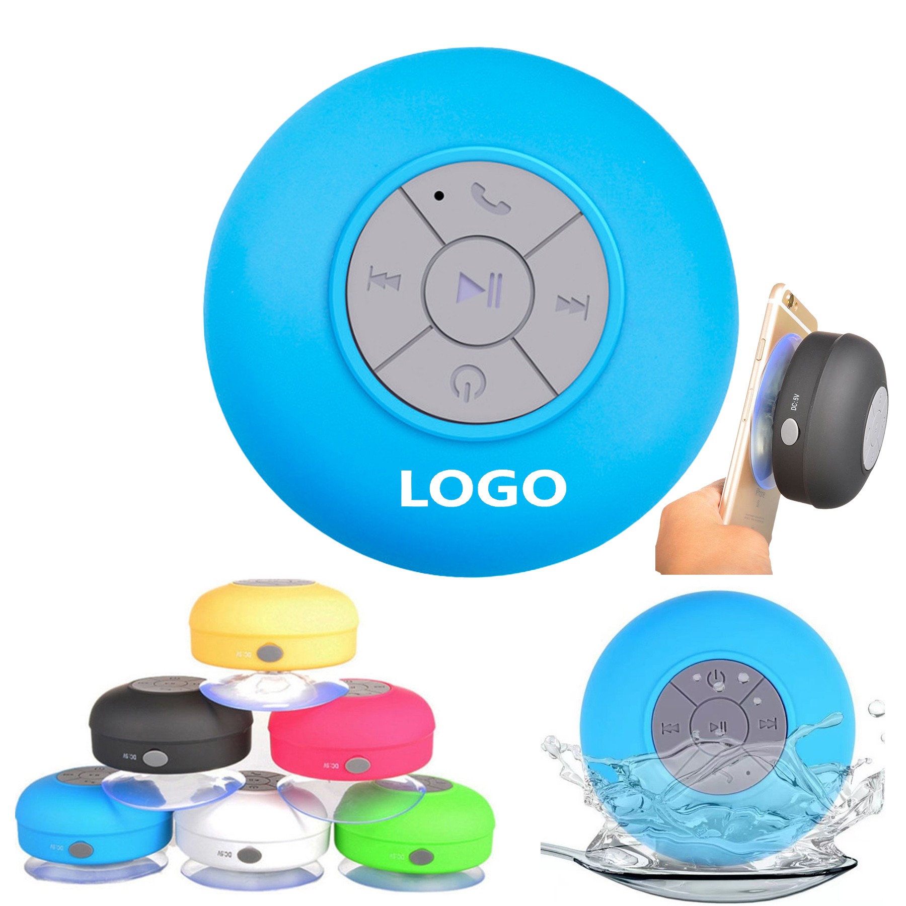 Protable Waterproof Shower Wireless Speaker