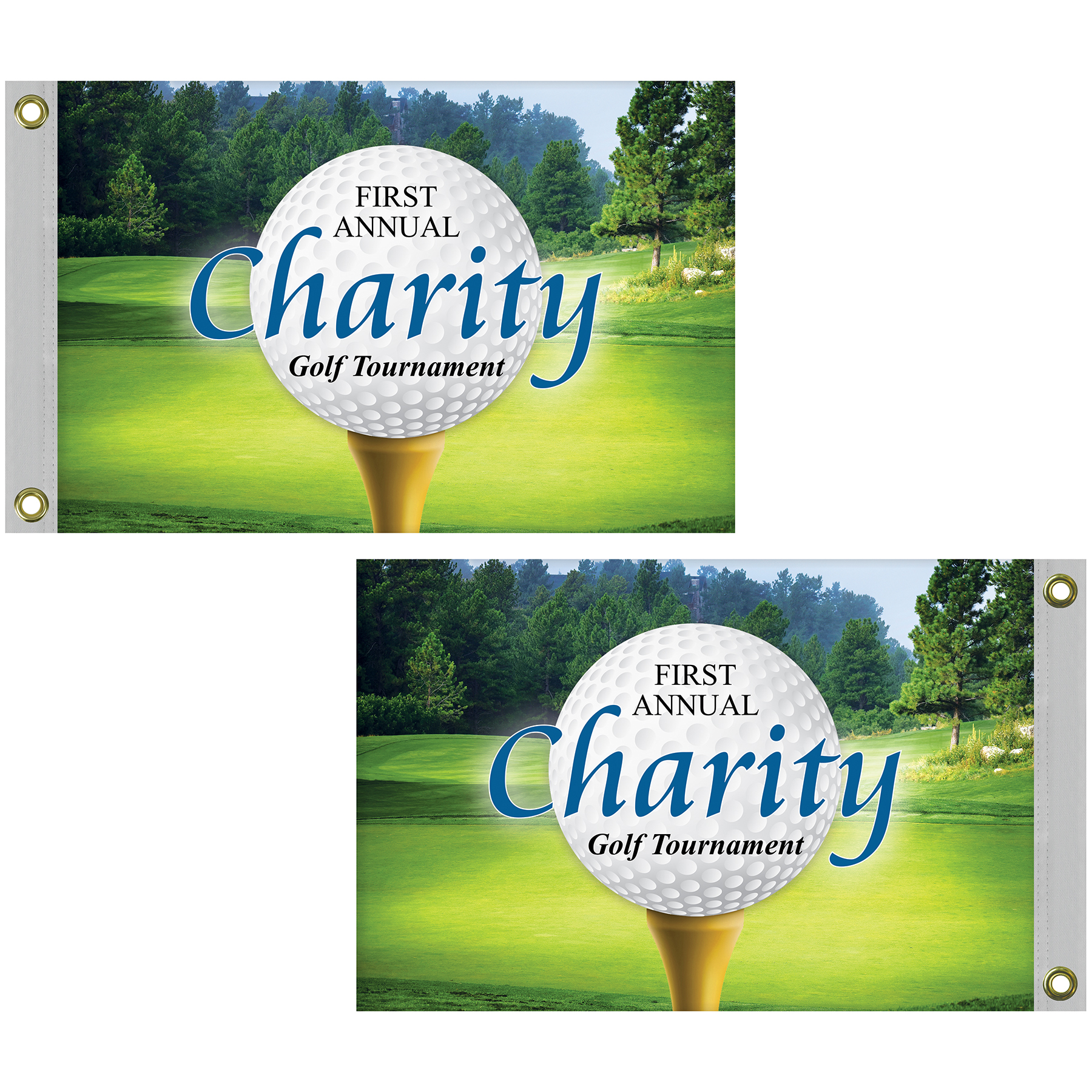 16" x 24" Standard Digitally Printed Double Sided Knit Poly Flag 5