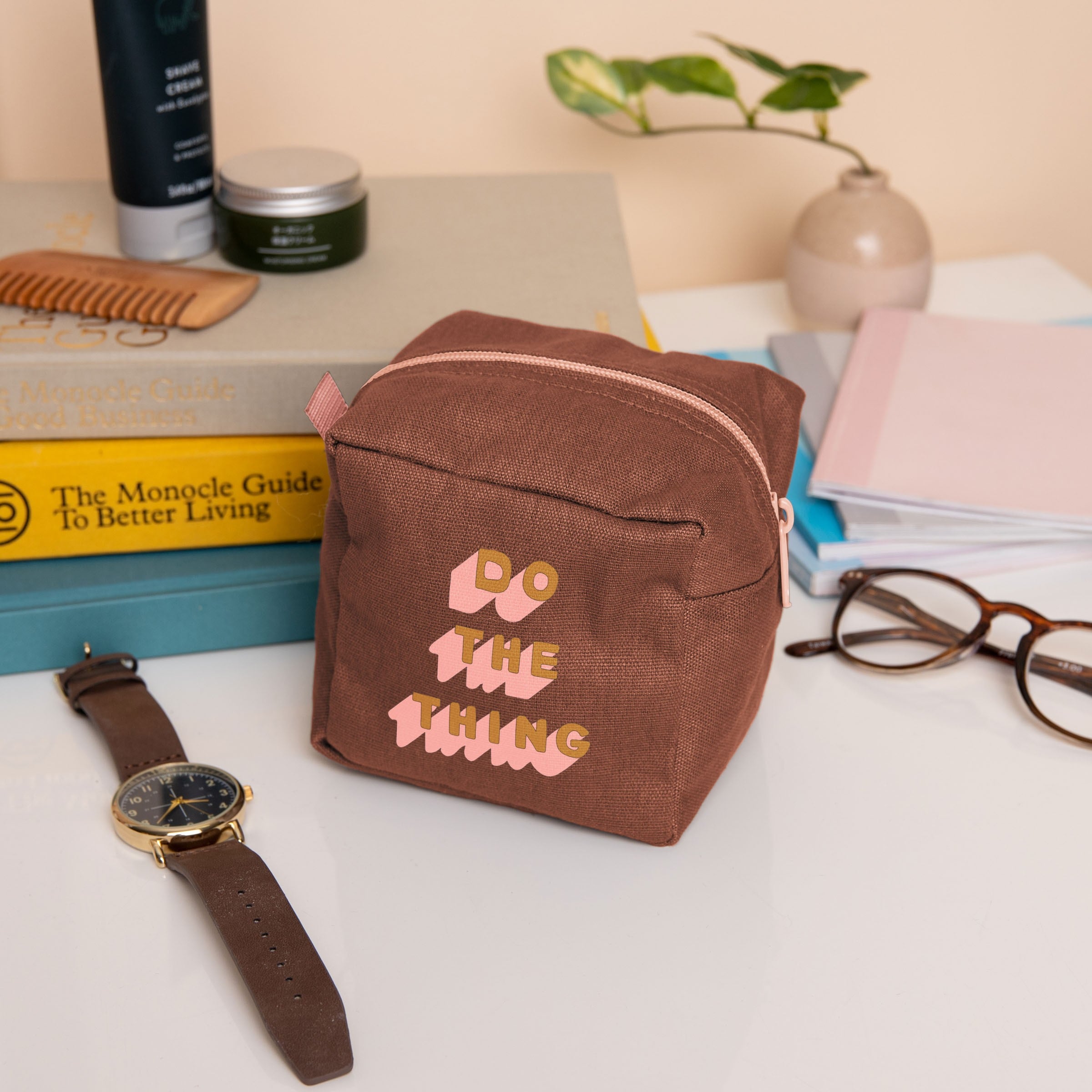 MOD POUCH - LARGE - COLORED CANVAS