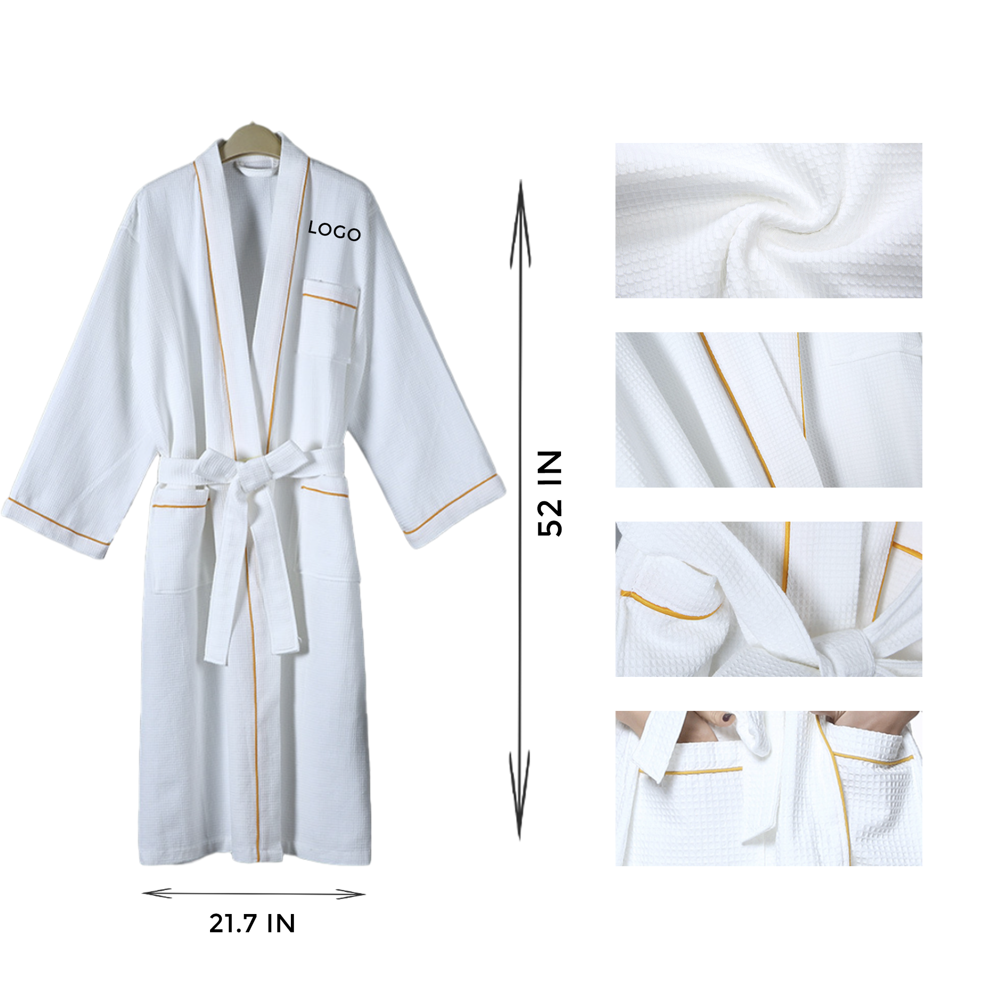 MOQ 10 PCS Cotton Bathrobe 2