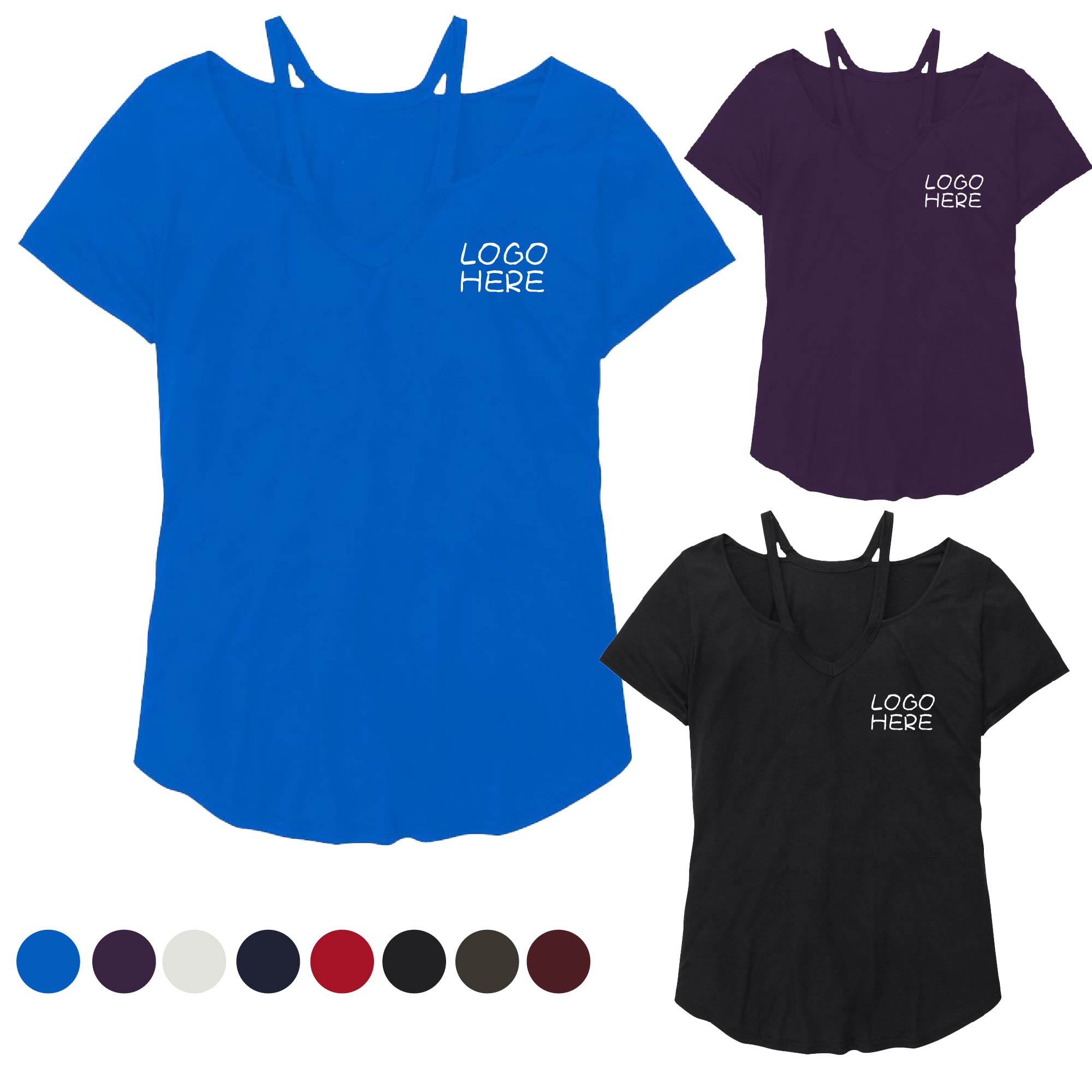 Short Sleeve Tops Fashion Casual Tees 3