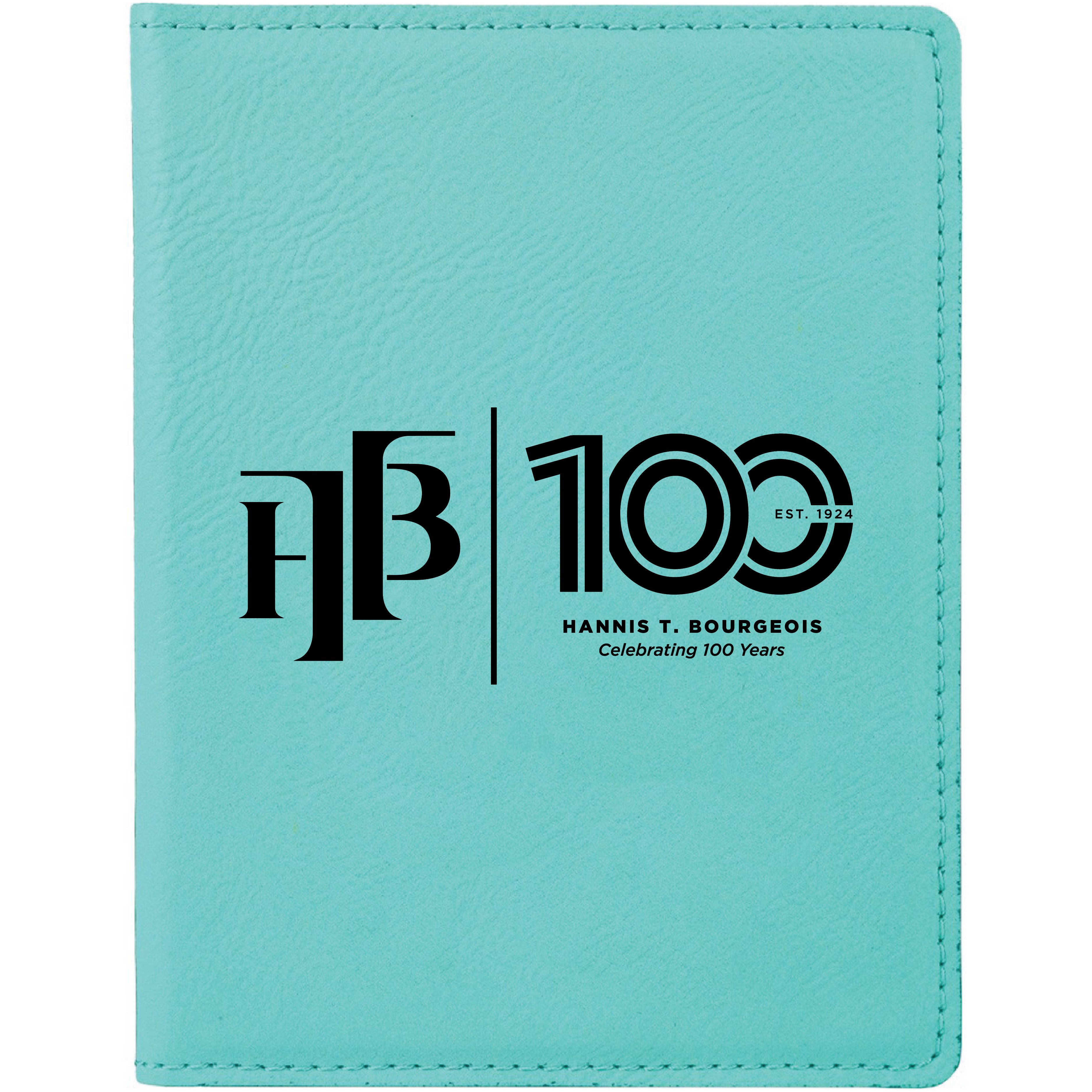 Teal Leatherette Passport Holder