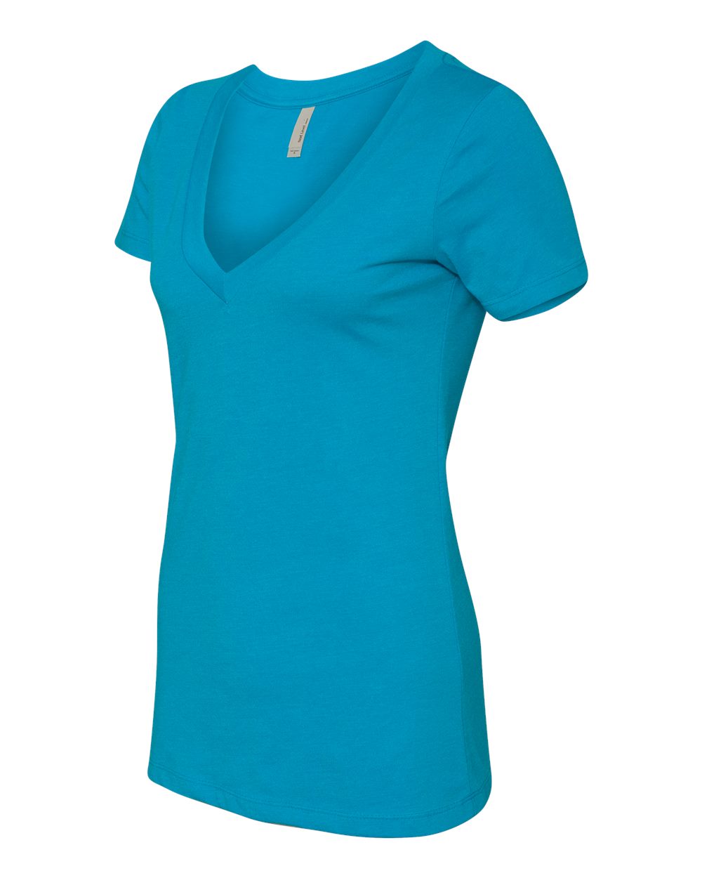 Women's CVC Deep V-Neck Tee - 6640 8