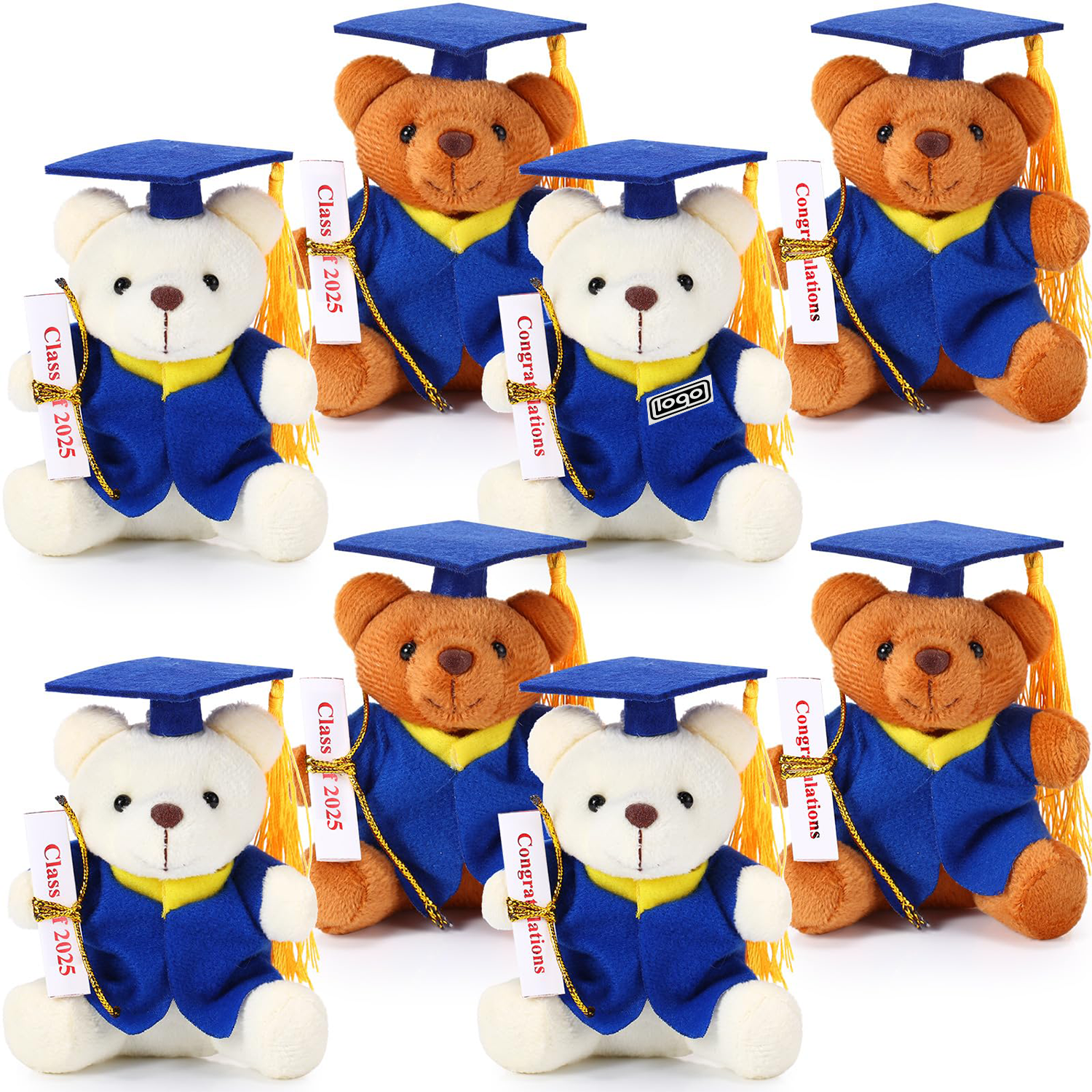 Adorable Graduation Plush Doctor Bear Toy – Perfect Keepsake