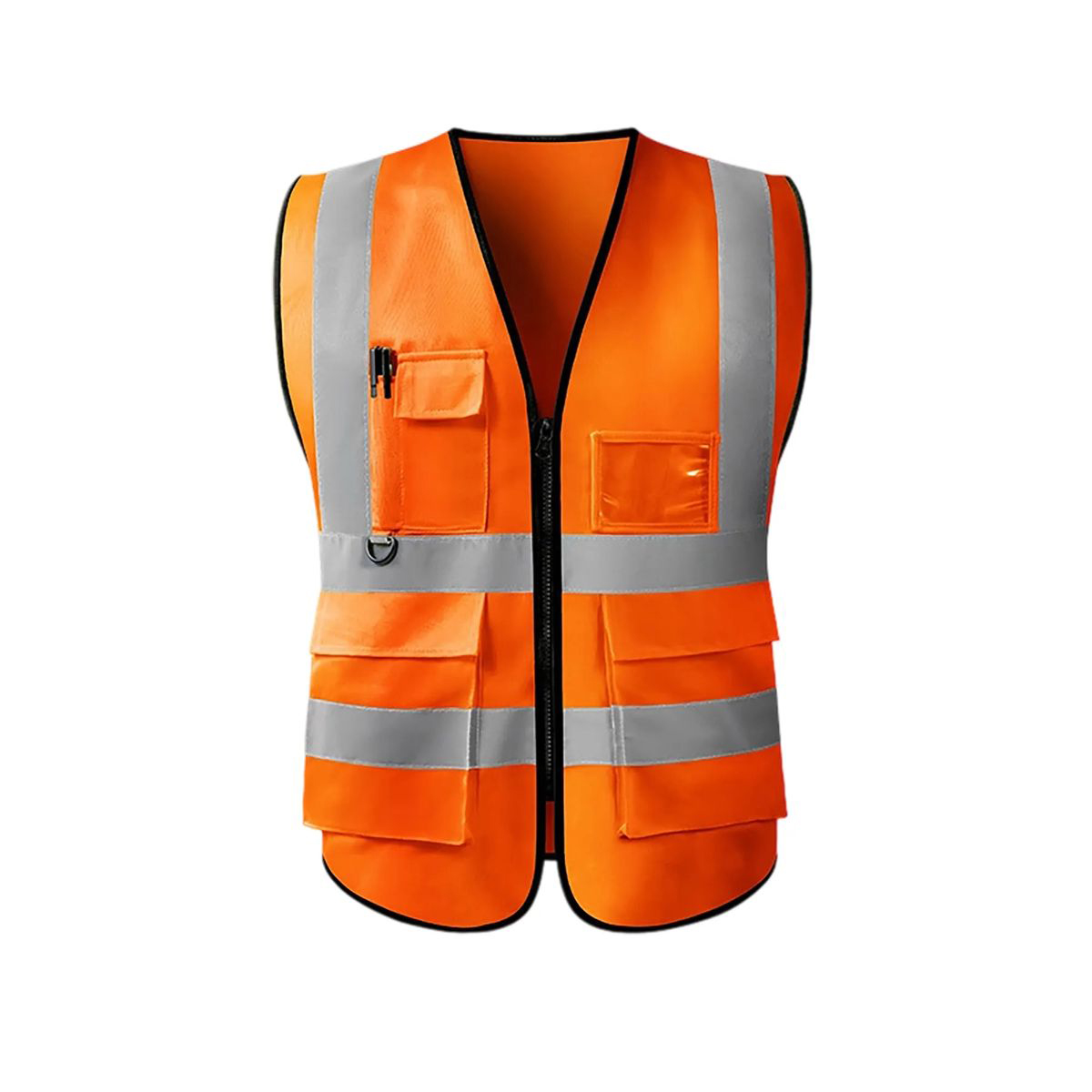 Reflective Safety Vest With Multiple Storage Pockets 7