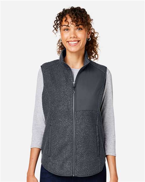 Women's Aura Sweater Fleece Vest - NE714W 15