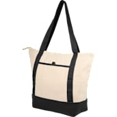 Isle 8oz Organic Cotton Zippered Tote 24