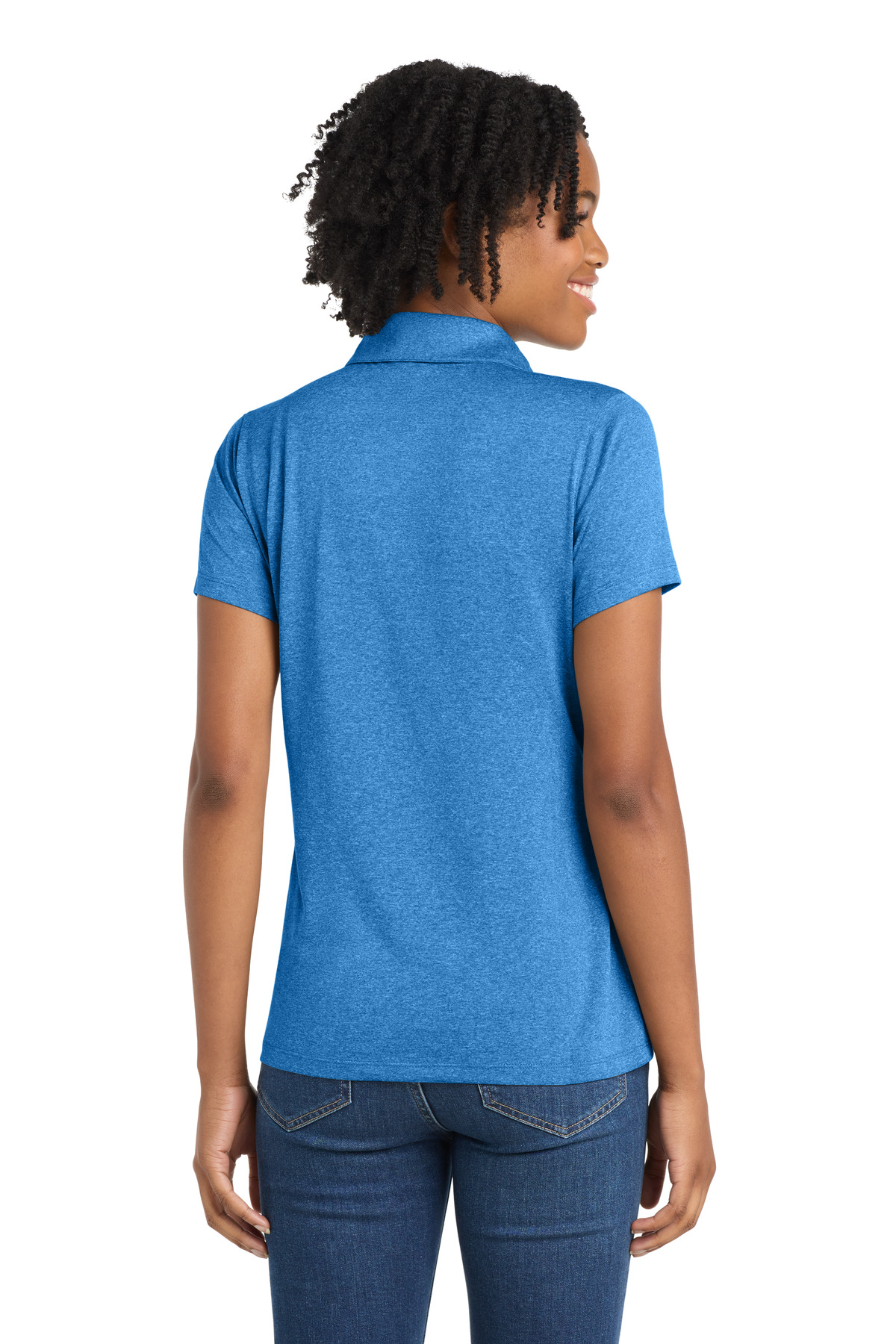 Sport-Tek Women's Heather Contender Polo. LST660 62