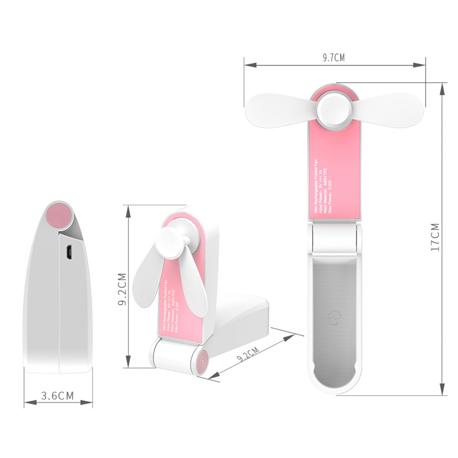 USB Fan Foldable 4