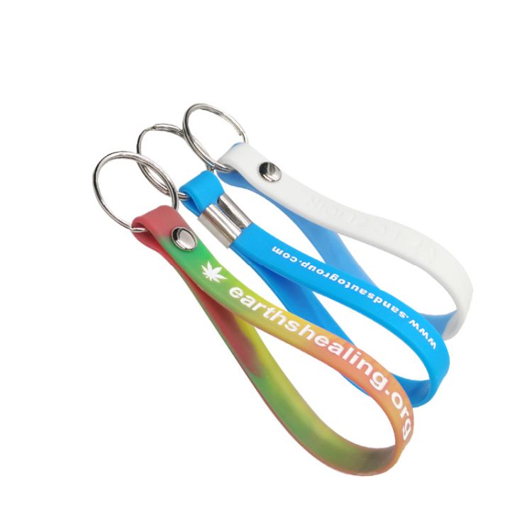 Silicone Key Ring Band Keychain 3