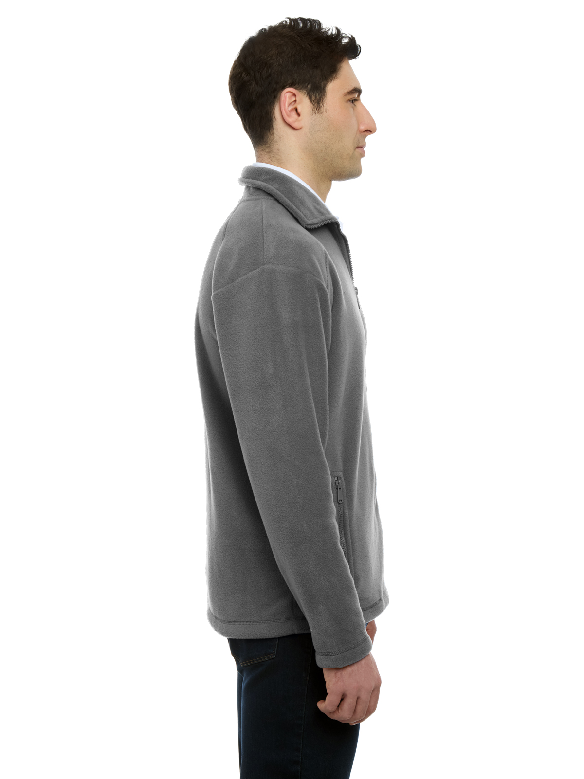 Blue Generation - Men's 2-Pocket Micro Fleece Full Zip Jacket 8