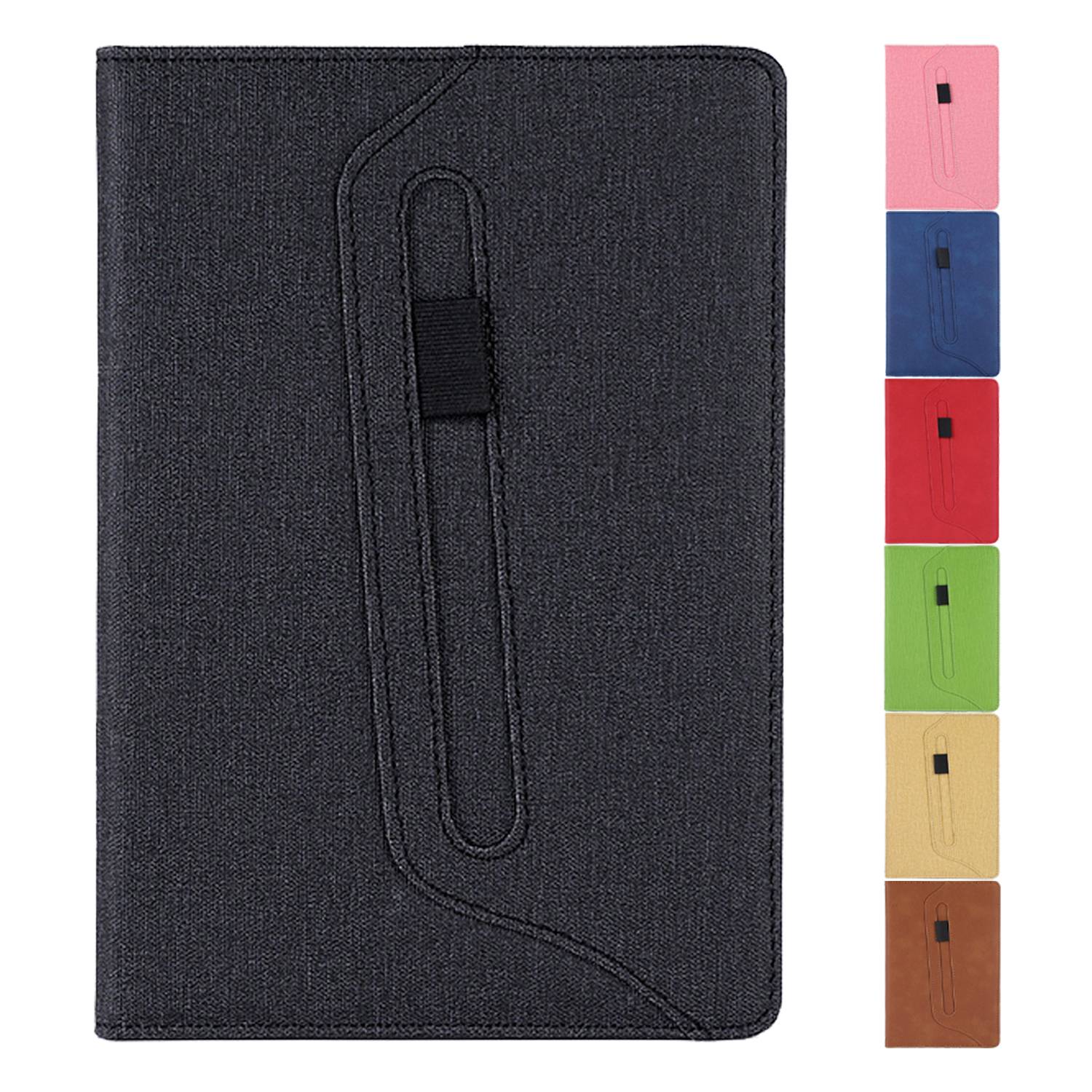 A5 PU Leather Magnetic Closure Pen Holder Notebook 1