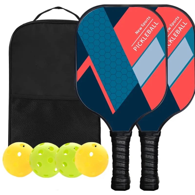 Fiberglass Pickle Ball Paddle Set Game 4