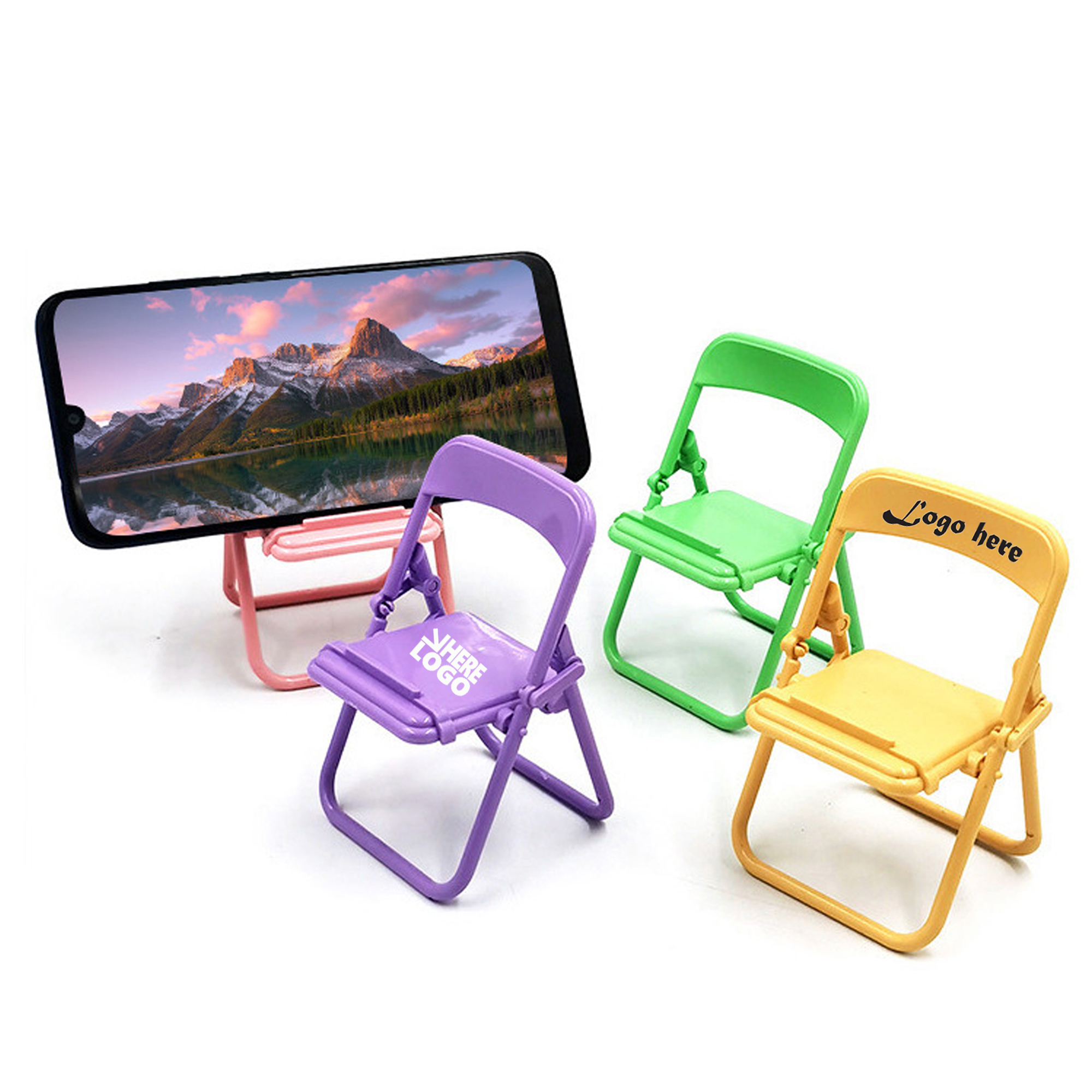 Creative Stool Folding Phone Stand 2