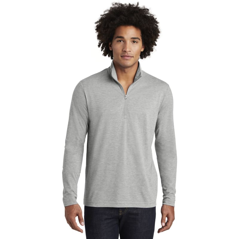 Sport-Tek PosiCharge Tri-Blend Wicking 1/4-Zip Pullover., custom hoodie or sweatshirt with logo imprint 5