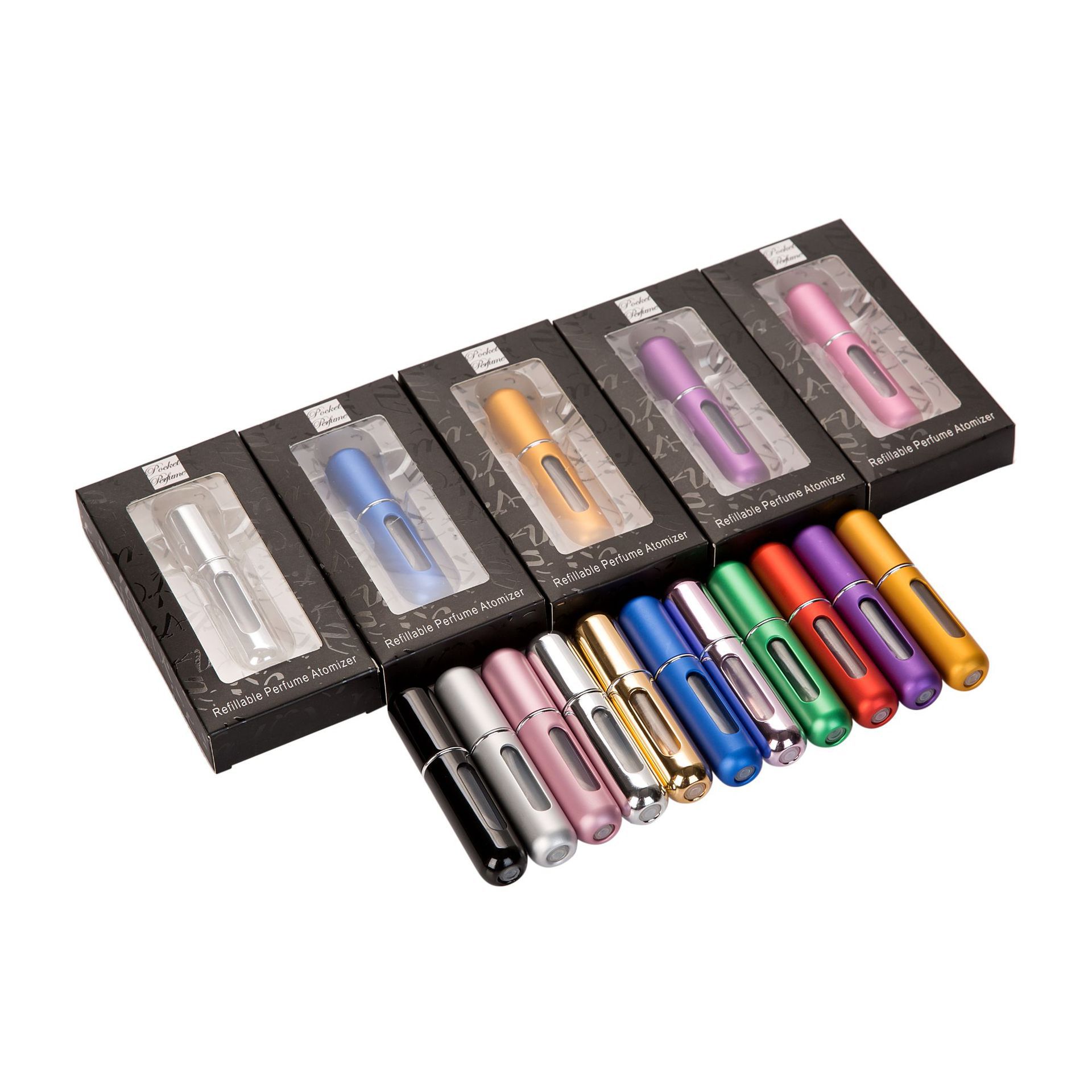 5 ML Portable Mini Refillable Perfume Empty Spray Bottle 5