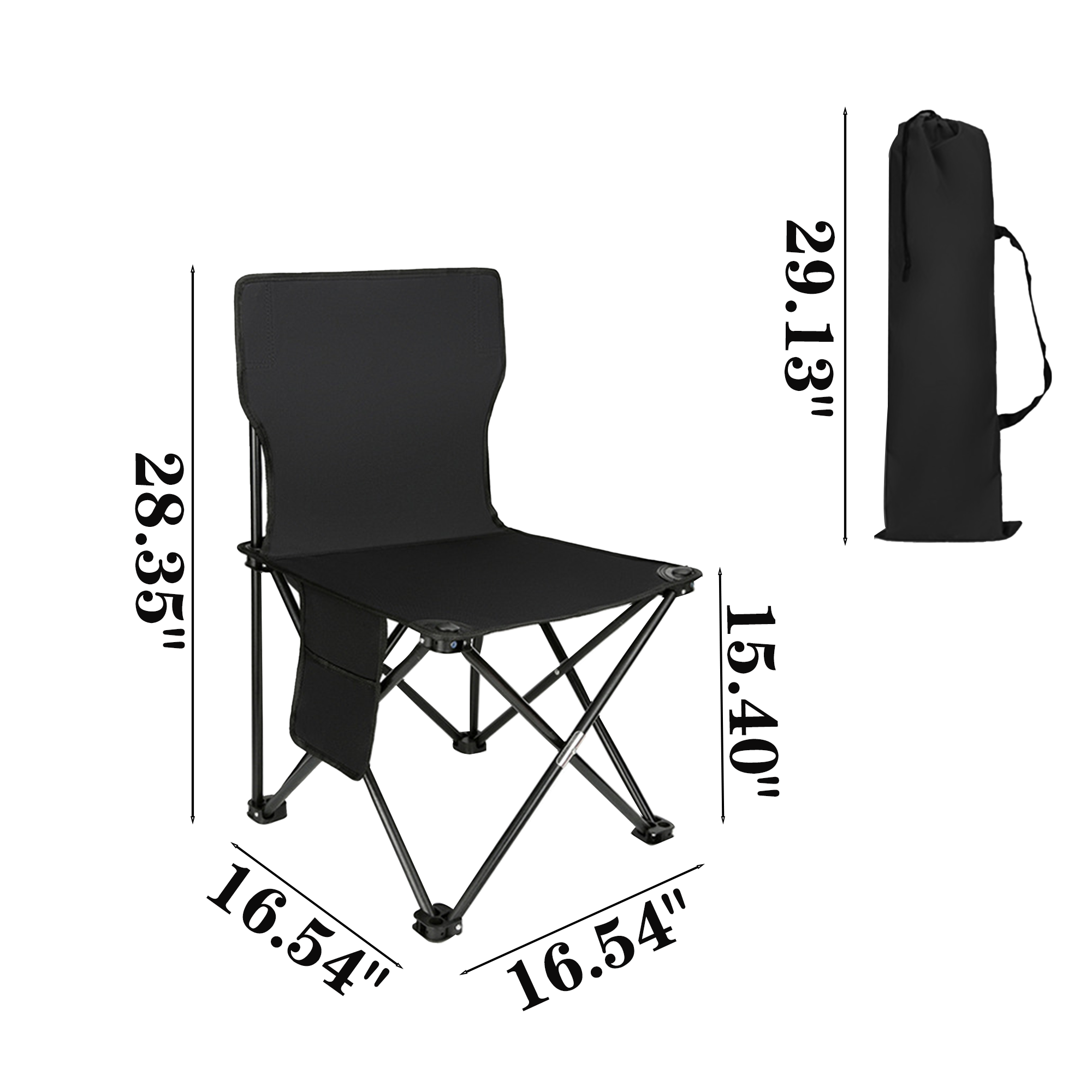 Foldable Chair With Hanging Bag 2