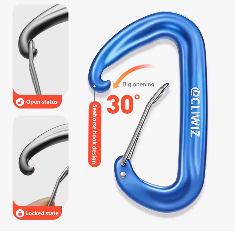 12KN Safety Carabiner Clips 15