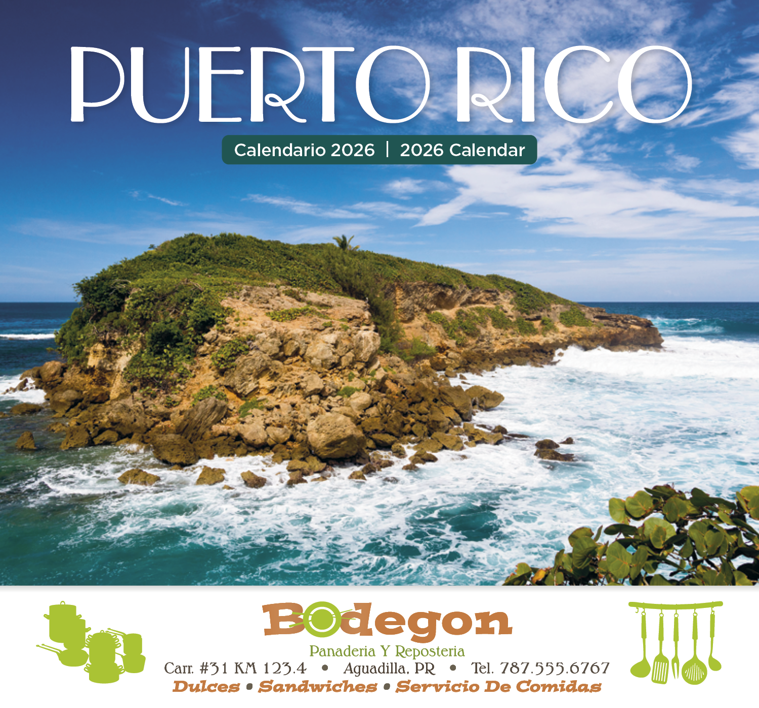 Good Value™ Puerto Rico - Stapled Calendar 8