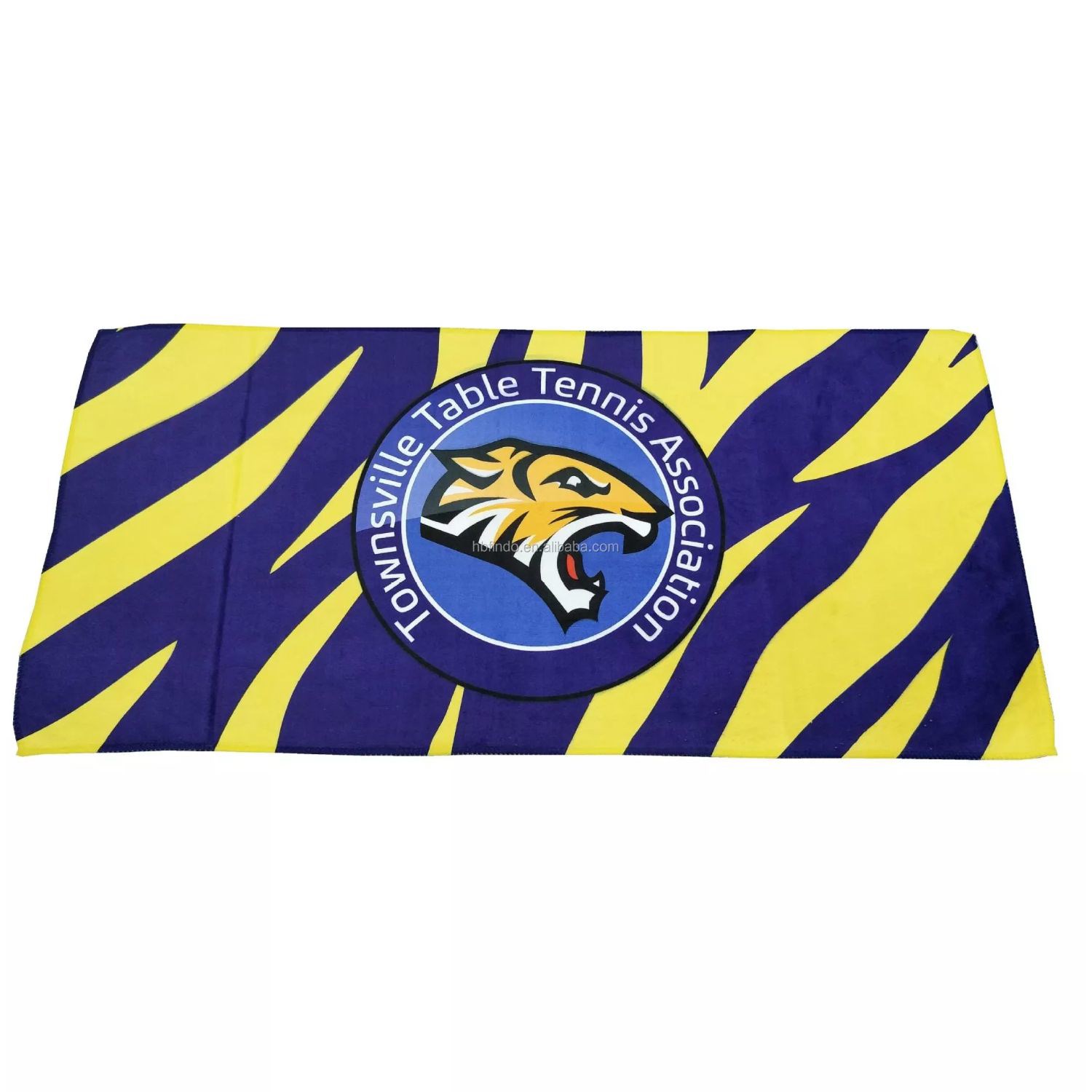 Plush Microfiber Velour Rally Towel w/ Cotton Terry Loops 1