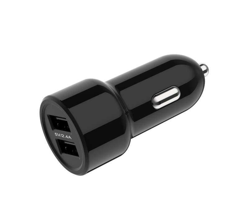 Dual Port USB Car Charger, 12W 4