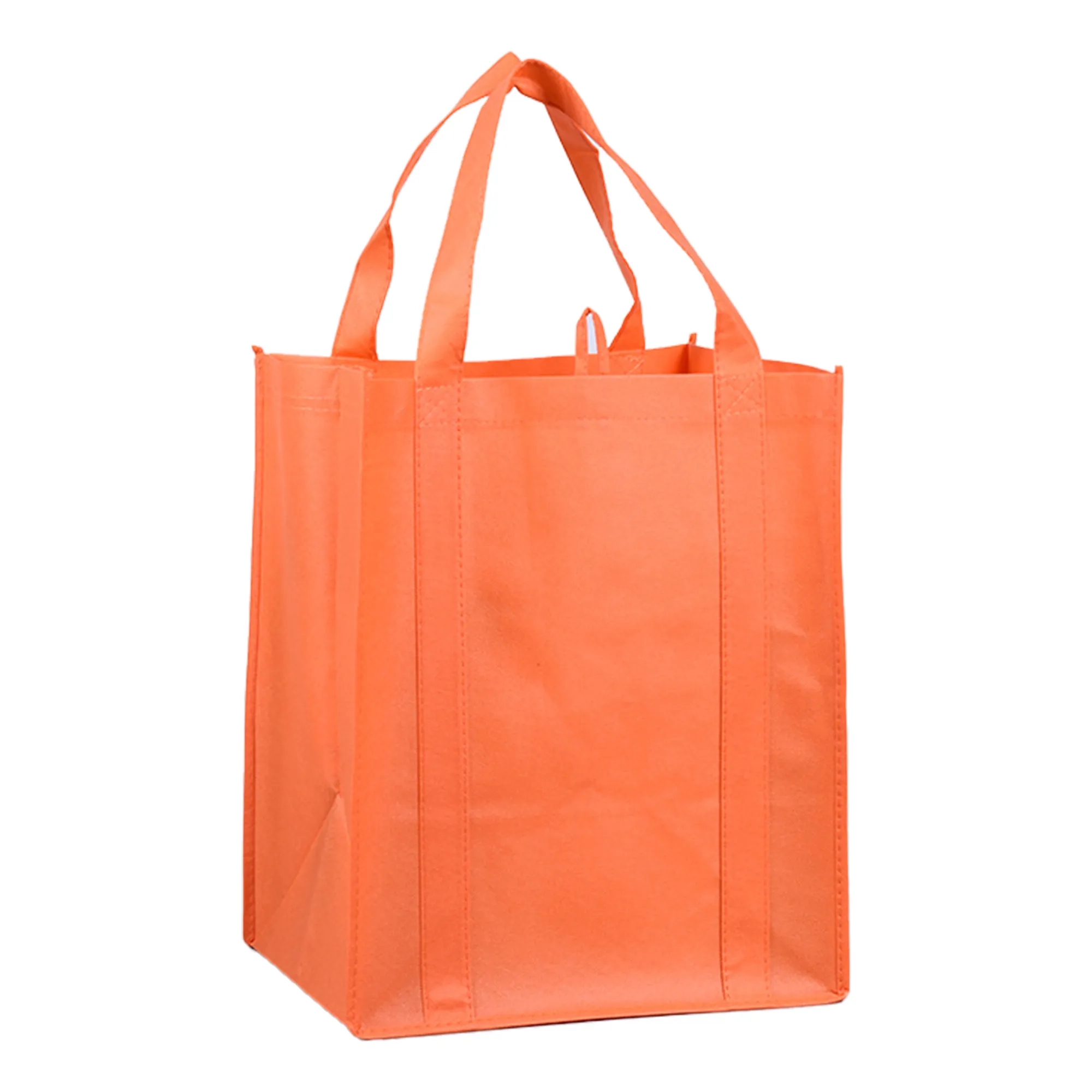 Non-Woven Grocery Tote Bag with a plastic bottom 4