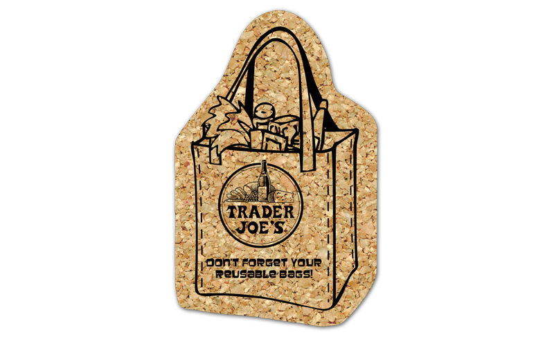 Tote Bag Cork Coaster