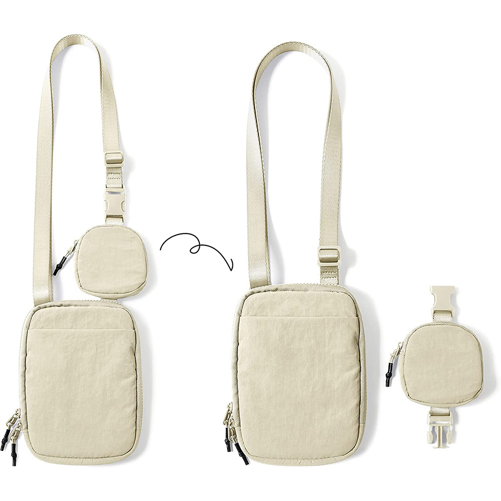 Nylon Crossbody Bag With A Mini Wallet 8
