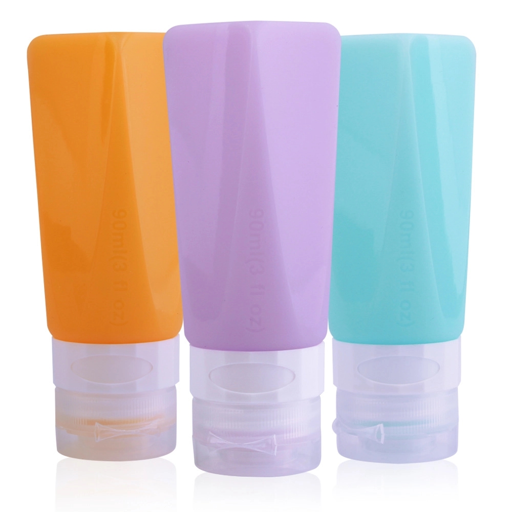 90Ml Shampoo Tube Leak Cosmetic Silicone Bottle 2