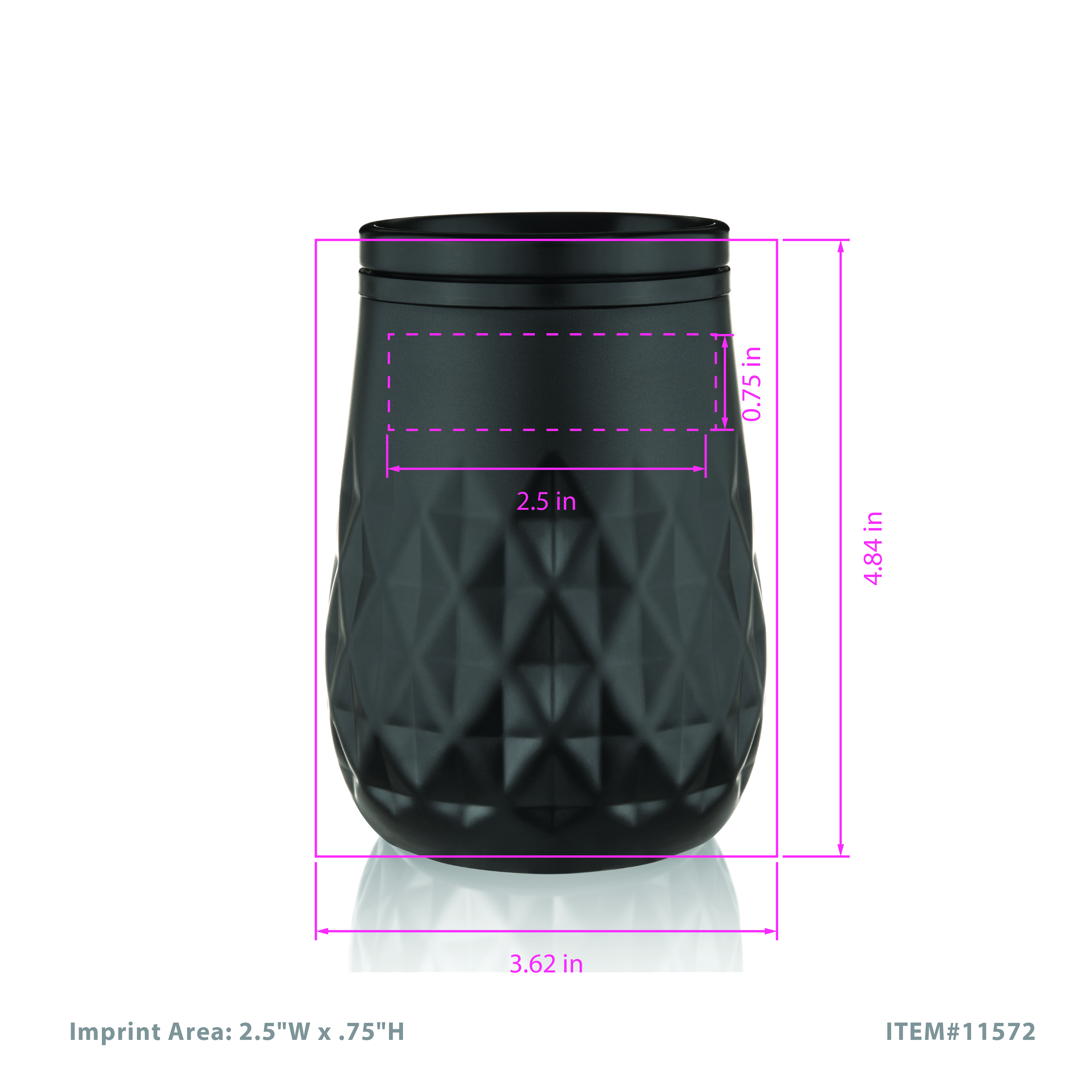 Viski® Paragon Stainless Steel Wine Tumbler 9