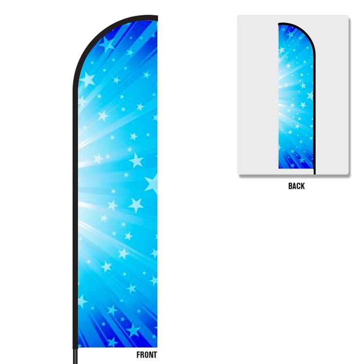 Flex Banner™ Flag Only, Double-Sided 21.5' Advetising Feather Flag 2