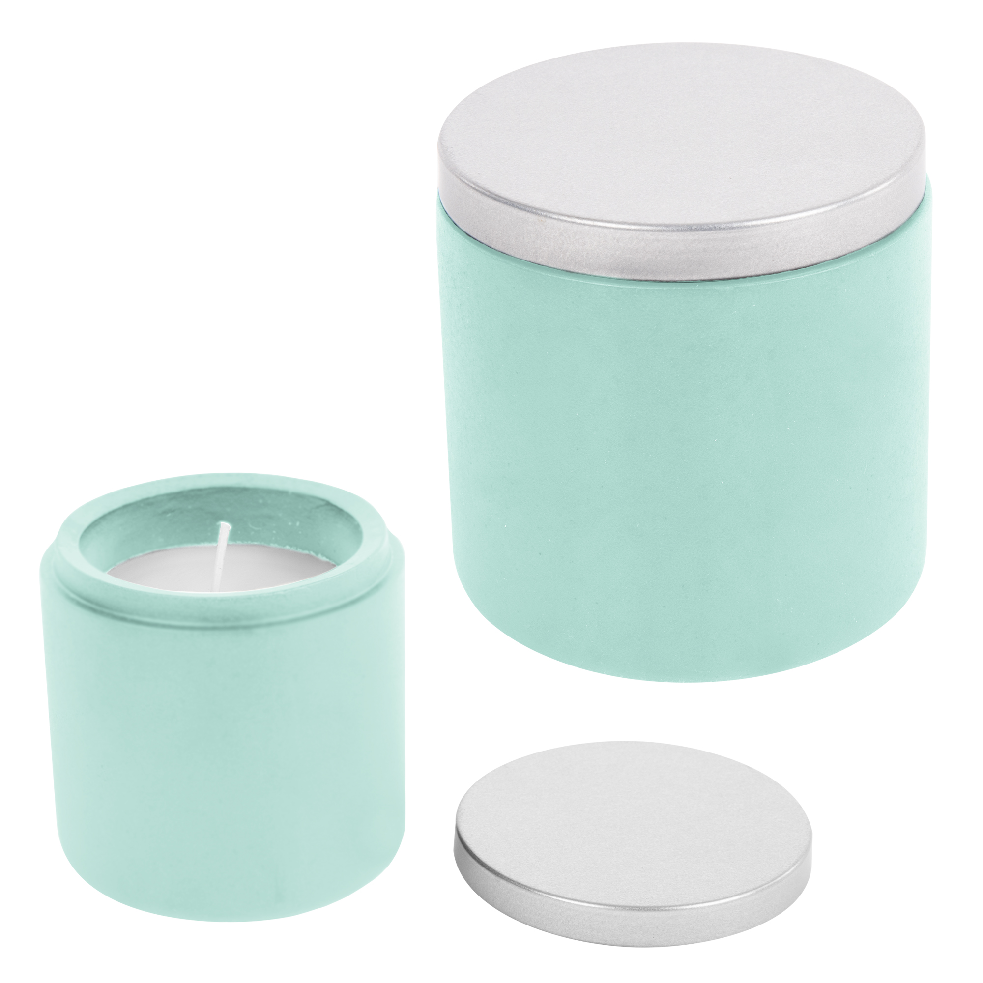 Cali Clay Cement Candle 4