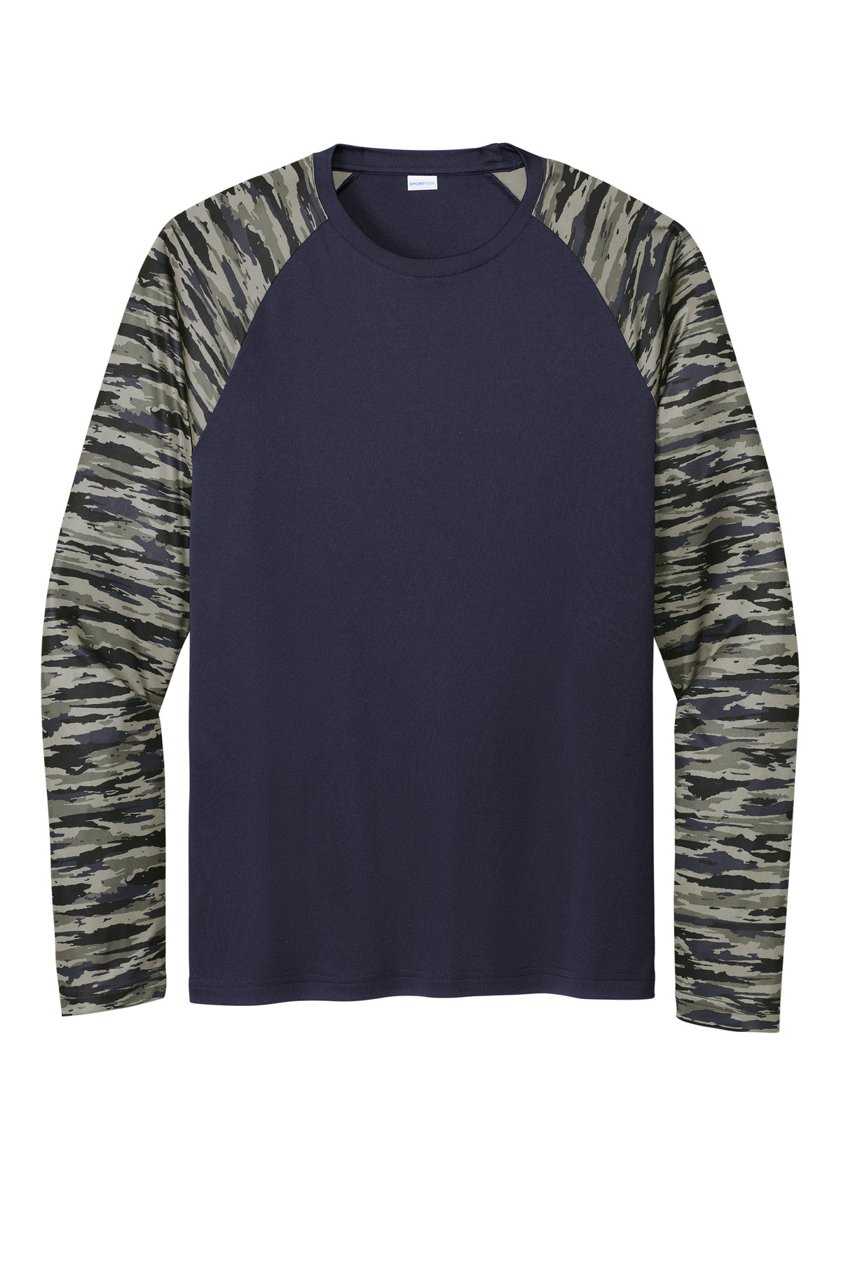 Sport-Tek Drift Camo Colorblock Long Sleeve Tee ST376LS 32