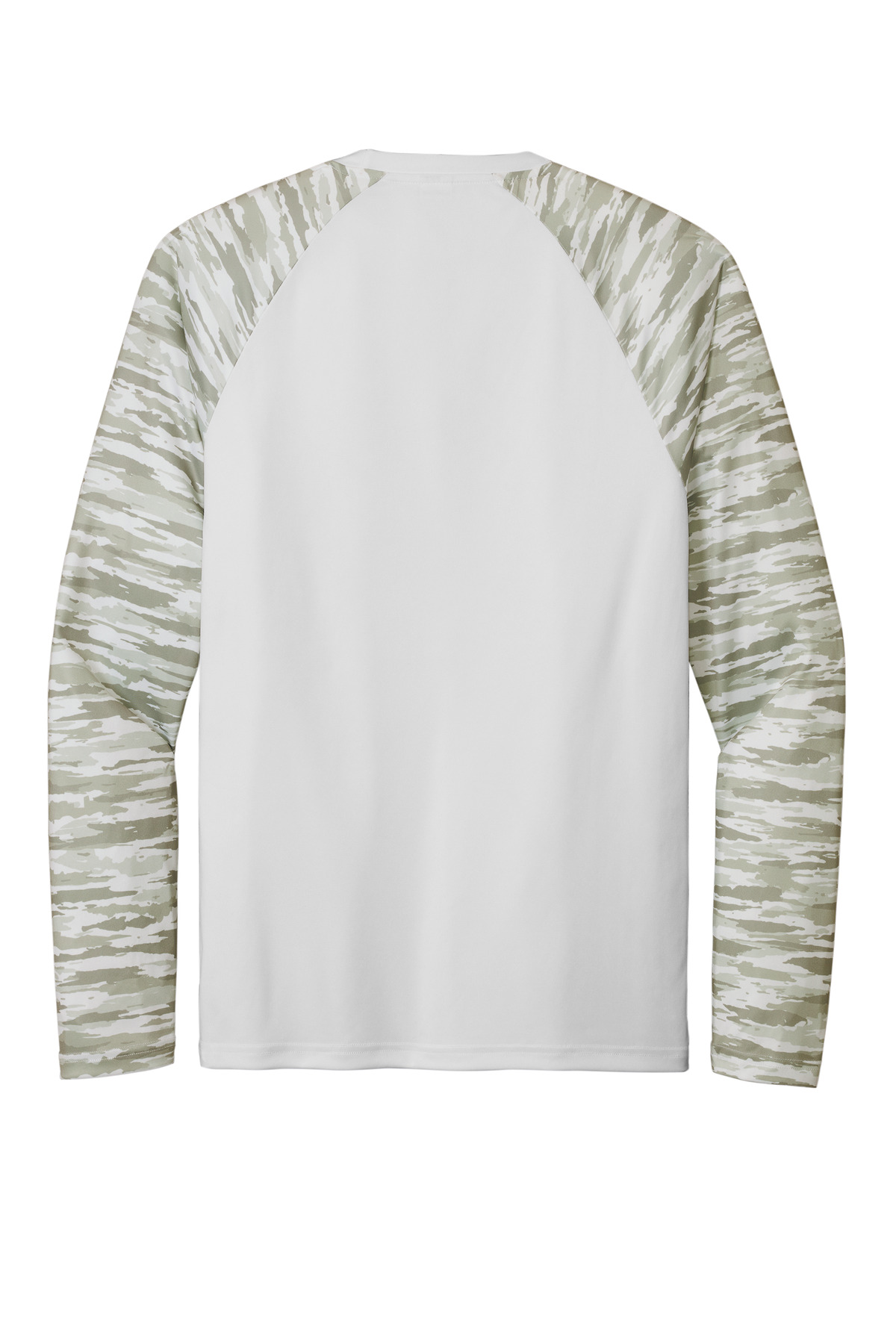 Sport-Tek Drift Camo Colorblock Long Sleeve Tee ST376LS 21