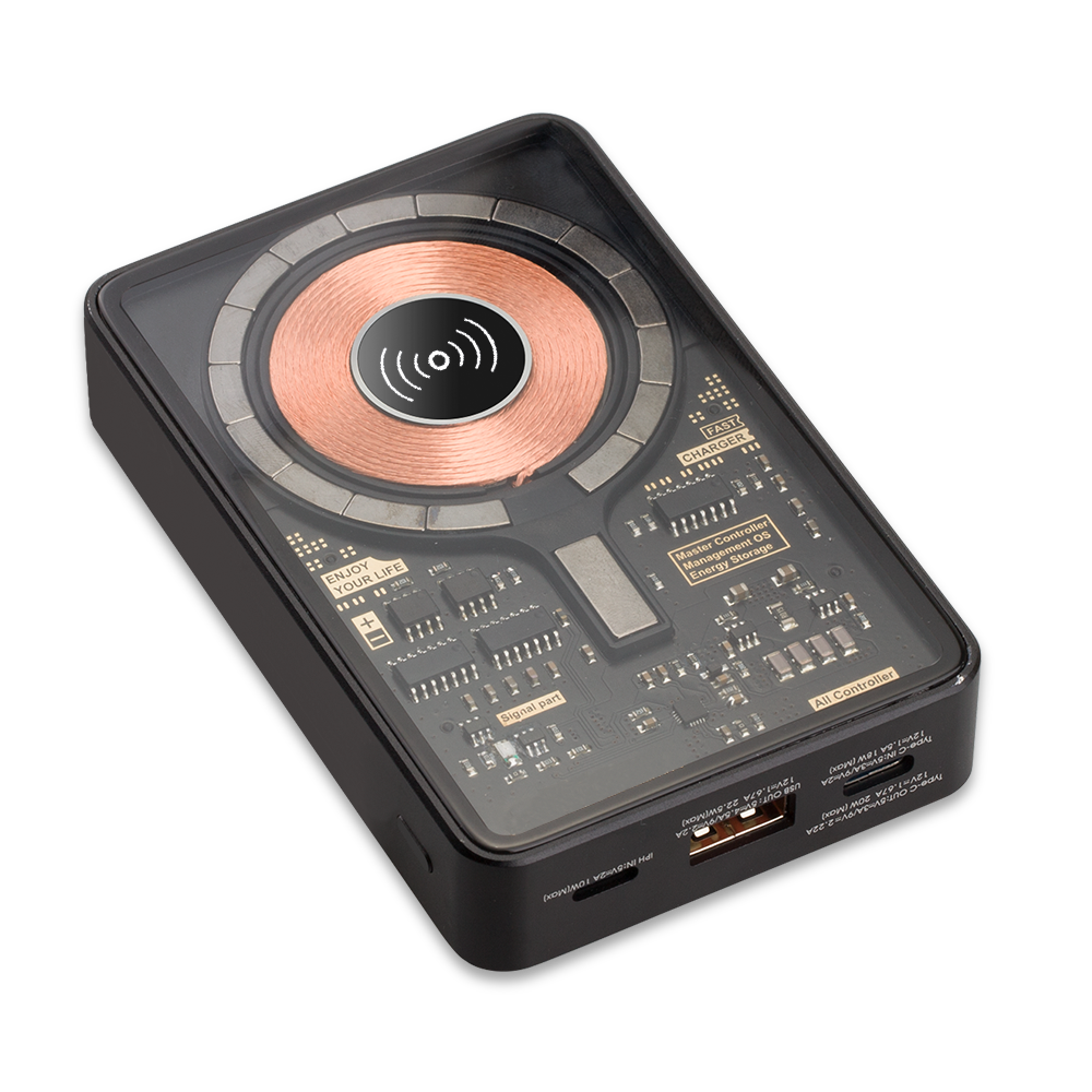 Lucid Transparent MagSafe Wireless Power Bank 16