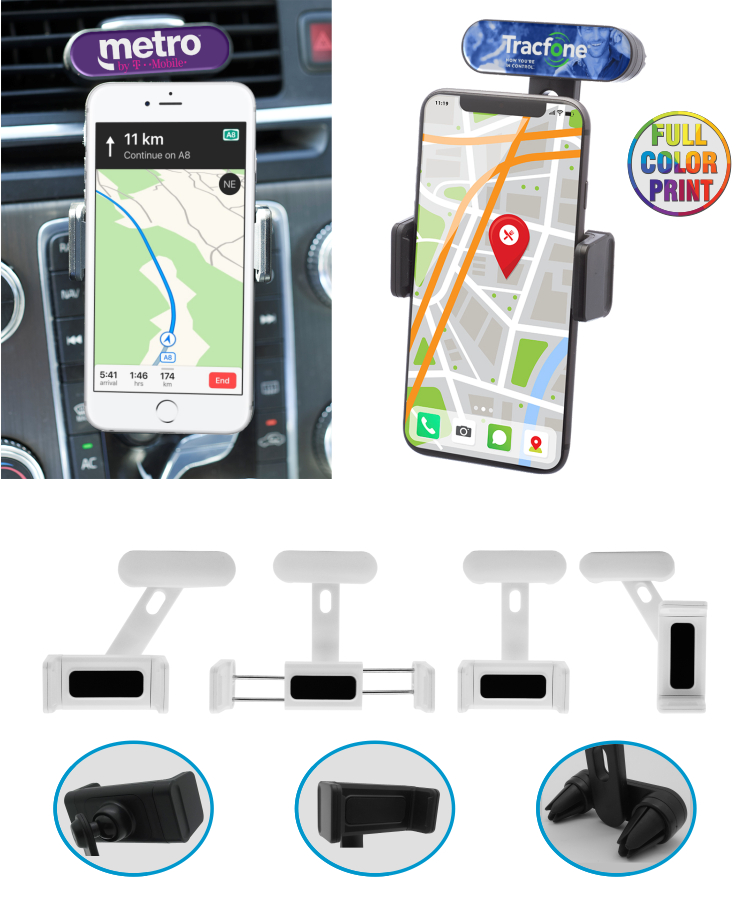 Car Air Vent Mount Phone Holder - Full Color 2