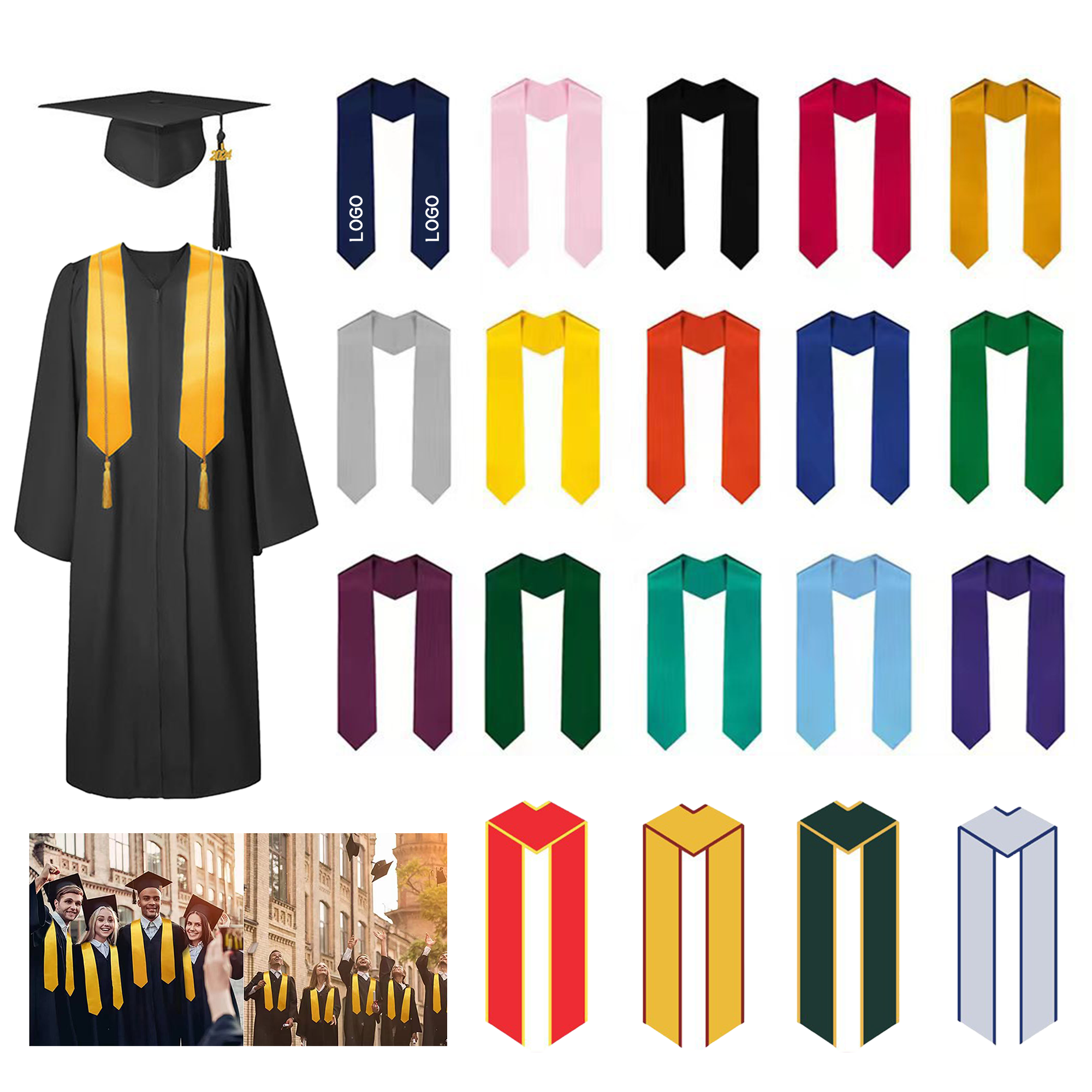 Custom Graduation Honor Stole 3
