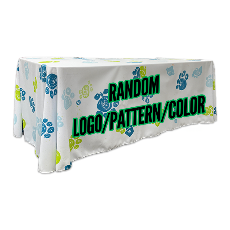 6 ft. Throw PolyKnit™ Table Cover RANDOM SAMPLE (Dye Sub Full Cloth) 2