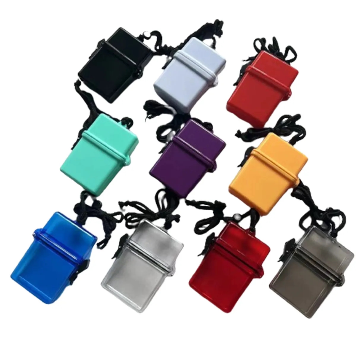 Waterproof Hanging Ring Cigarette Business Card Case 2